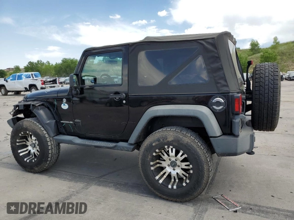2014 Jeep Wrangler Sport with VIN 1C4AJWAG8EL159953, listed as a Copart auction lot 61175035 with 137,480 mi miles and Salvage title. Bid and sale history available at DreamBid. Image 2.