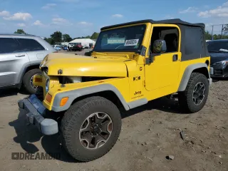 2005 Jeep Wrangler X with VIN 1J4FA39S75P373395, listed as a Copart auction lot 68680024 with 0 mi miles and Salvage Title. Bid and sale history available at carsss.com. Image 1.