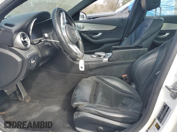 2020 Mercedes-Benz C 63 AMG with VIN 55SWF8GBXLU330652, listed as a Copart auction lot 43168595 with Not provided miles and Salvage title. Bid and sale history available at DreamBid. Image 7.