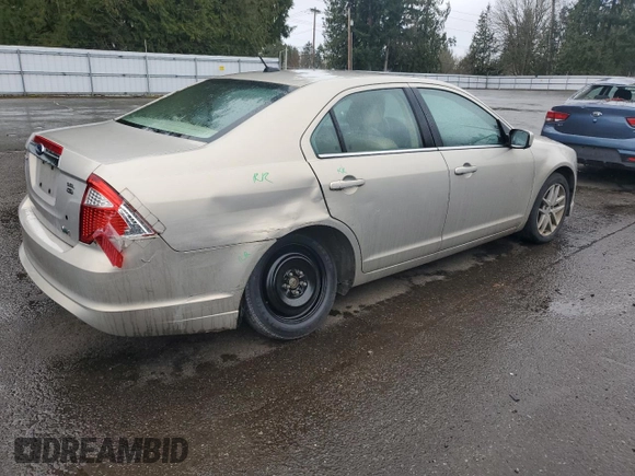 2010 Ford Fusion SEL with VIN 3FAHP0CG6AR246341, listed as a Copart auction lot 47669815 with 180,427 mi miles and Salvage Title. Bid and sale history available at carsss.com. Image 3.