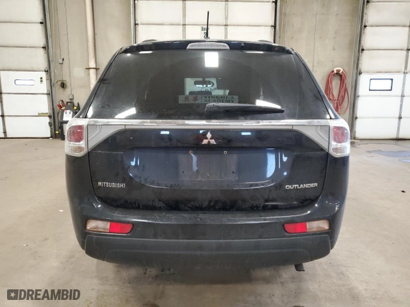 2014 Mitsubishi Outlander ES with VIN JA4AD2A38EZ014285, listed as a Copart auction lot 49004495 with 164,019 mi miles and Salvage Title. Bid and sale history available at carsss.com. Image 6.