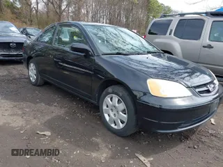 2002 Honda Civic EX with VIN 1HGEM22992L043143, listed as a IAAI auction lot 41937821 with 146,263 mi miles. Bid and sale history available at carsss.com. Image 1.