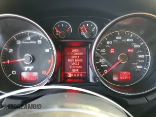 2008 Audi TT 2.0T with VIN TRUAF38J081002683, listed as a Copart auction lot 81554664 with 80,343 mi miles and Salvage Title. Bid and sale history available at carsss.com. Image 9.