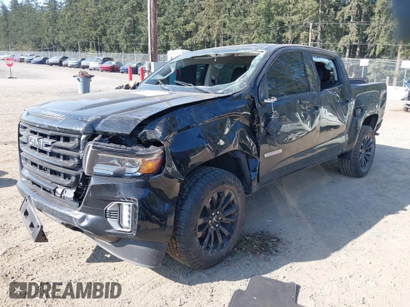 2022 GMC Canyon 4WD Elevation with VIN 1GTG6CEN1N1322229, listed as a IAAI auction lot 42101182 with 71,045 mi miles. Bid and sale history available at carsss.com. Image 17.