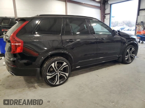 2020 Volvo XC90 R-Design with VIN YV4BR0CM6L1616598, listed as a Copart auction lot 83531044 with 0 mi miles and Salvage Title. Bid and sale history available at carsss.com. Image 3.