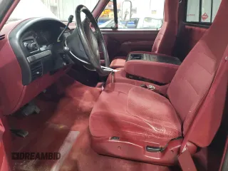 1995 Ford F-150 with VIN 1FTEF15H0SLB89677, listed as a Copart auction lot 89332325 with 186,501 mi miles and Salvage Title. Bid and sale history available at carsss.com. Image 7.