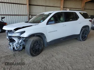 2022 Chevrolet Traverse LS with VIN 1GNEVFKW6NJ131485, listed as a Copart auction lot 87547575 with 46,598 mi miles and Clean Title. Bid and sale history available at carsss.com. Image 1.