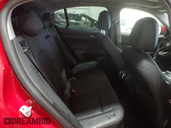 2020 Alfa Romeo Stelvio Sport with VIN ZASPAKAN3L7C88777, listed as a Copart auction lot 59322774 with 43,281 mi miles and Non Repairable. Bid and sale history available at carsss.com. Image 11.