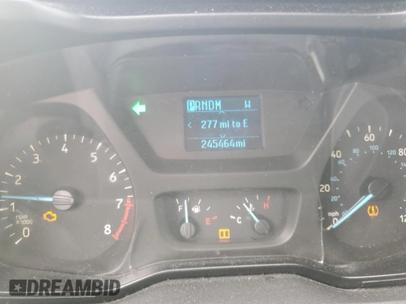 2017 Ford Transit XL with VIN 1FBZX2YM6HKA73979, listed as a Copart auction lot 74640593 with 245,464 mi miles and Salvage Title. Bid and sale history available at DreamBid. Image 9.