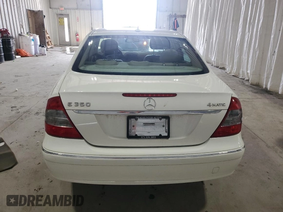 2009 Mercedes-Benz E-Class Luxury 3.5L with VIN WDBUF87X09B380992, listed as a Copart auction lot 50352925 with 0 mi miles and Salvage Title. Bid and sale history available at carsss.com. Image 6.