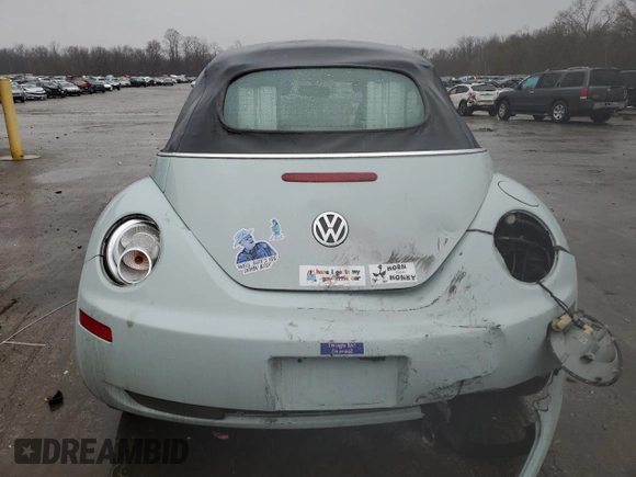 2006 Volkswagen Beetle с VIN 3VWRF31Y26M330401, выставлен на аукционе Copart как лот 50968515 с пробегом Не указан миль и Списание • Salvage title. История ставок и продаж доступна на DreamBid. Изображение 6.