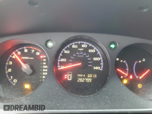 2004 Acura MDX Touring Pkg w/Navigation with VIN 2HNYD18844H524884, listed as a Copart auction lot 43446745 with 282,799 mi miles and Salvage Title. Bid and sale history available at carsss.com. Image 9.