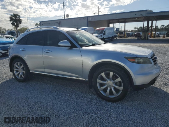 2008 Infiniti FX z VIN JNRAS08UX8X100115, wystawiony jako Copart lot #45333115 z przebiegiem 264 812 mil mil oraz Czysty tytuł • Clean title. Historia ofert i sprzedaży dostępna na DreamBid. Obrazek 4.