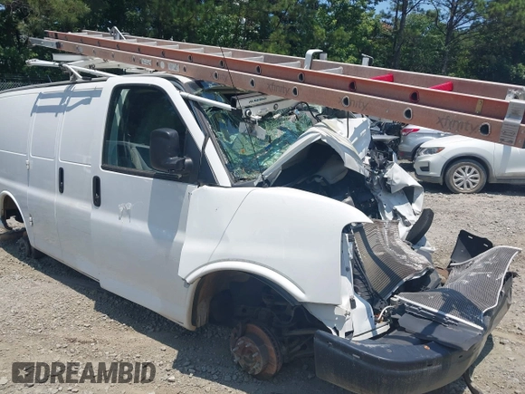 2019 Chevrolet Express Cargo with VIN 1GCWGAFP0K1351293, listed as a IAAI auction lot 42499545 with Not provided miles and . Bid and sale history available at DreamBid. Image 13.