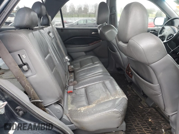 2005 Acura MDX with VIN 2HNYD18295H512436, listed as a Copart auction lot 46493595 with 0 mi miles and Salvage Title. Bid and sale history available at carsss.com. Image 11.