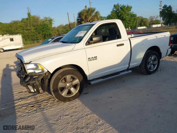 2014 Ram 1500 Tradesman with VIN 3C6JR6AG2EG324456, listed as a IAAI auction lot 41894230 with 116,666 mi miles. Bid and sale history available at carsss.com. Image 2.