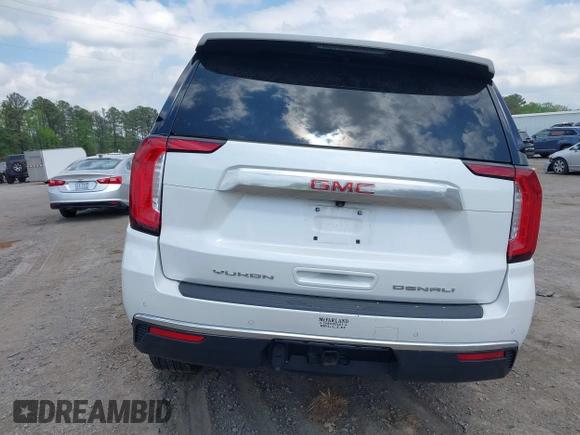 2023 GMC Yukon Denali with VIN 1GKS2DKT6PR245476, listed as a IAAI auction lot 42053782 with 51,598 mi miles. Bid and sale history available at carsss.com. Image 16.