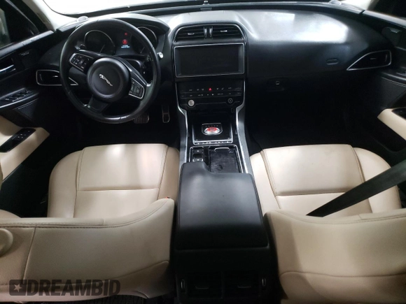2019 Jaguar XE 25t Premium with VIN SAJAJ4FX0KCP51647, listed as a Copart auction lot 43606485 with 58,354 mi miles and Salvage Title. Bid and sale history available at carsss.com. Image 8.