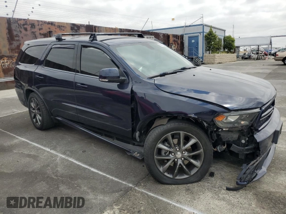 2018 Dodge Durango GT z VIN 1C4RDJDG5JC160528, wystawiony jako Copart lot #55510855 z przebiegiem 104 517 mil mil oraz Szkoda całkowita • Salvage title. Historia ofert i sprzedaży dostępna na DreamBid. Obrazek 4.