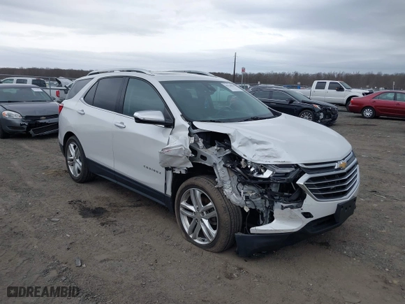 2018 Chevrolet Equinox Premier with VIN 2GNAXWEX6J6140692, listed as a IAAI auction lot 41729043 with 100,806 mi miles. Bid and sale history available at carsss.com. Image 1.