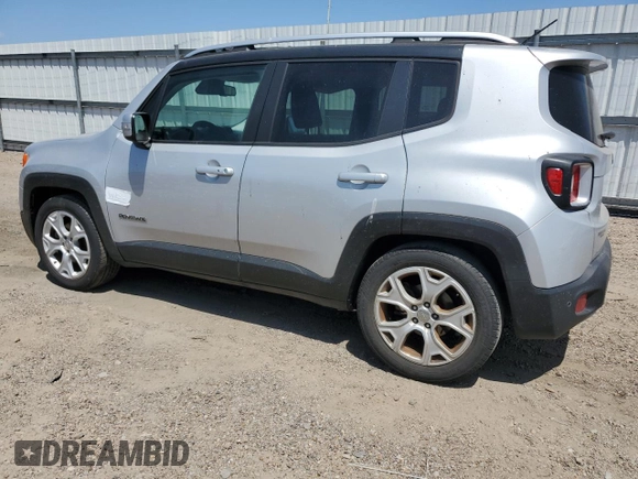 2017 Jeep Renegade Limited with VIN ZACCJADB6HPF81148, listed as a Copart auction lot 51928435 with 127,062 mi miles and Salvage title. Bid and sale history available at DreamBid. Image 2.
