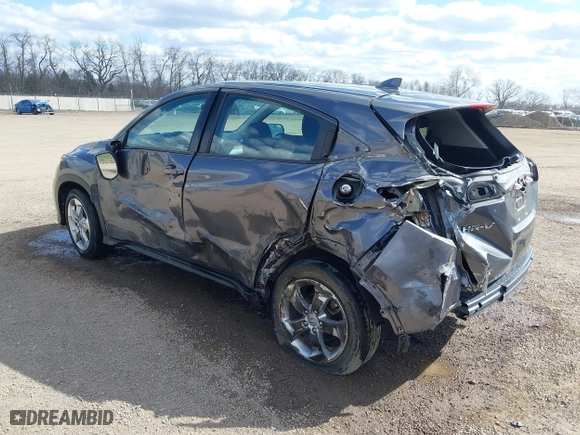 2019 Honda HR-V LX with VIN 3CZRU6H30KG718301, listed as a IAAI auction lot 41882469 with 75,686 mi miles. Bid and sale history available at carsss.com. Image 3.
