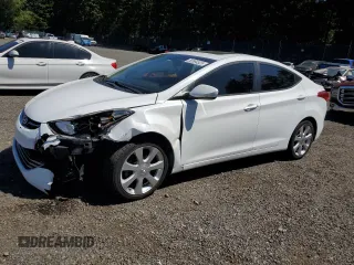 2013 Hyundai Elantra Limited z VIN 5NPDH4AE0DH232490, wystawiony jako Copart lot #58594525 z przebiegiem Nie podano mil oraz Szkoda całkowita • Salvage title. Historia ofert i sprzedaży dostępna na DreamBid. Obrazek 1.