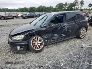 2010 Volkswagen Golf GTI with VIN WVWHV7AJ7AW396429, listed as a Copart auction lot 58342955 with 184,791 mi miles and Salvage title. Bid and sale history available at DreamBid. Image 1.