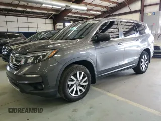 2021 Honda Pilot EX-L z VIN 5FNYF6H58MB083768, wystawiony jako Copart lot #67025065 z przebiegiem 241 125 mil mil oraz Czysty tytuł • Clean title. Historia ofert i sprzedaży dostępna na DreamBid. Obrazek 1.