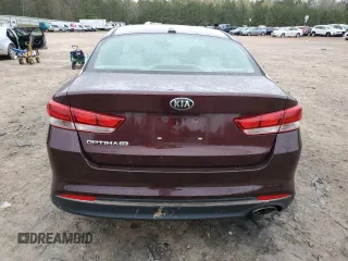 2016 Kia Optima LX with VIN 5XXGT4L33GG042495, listed as a Copart auction lot 51664765 with 131,575 mi miles and Salvage Title. Bid and sale history available at carsss.com. Image 6.