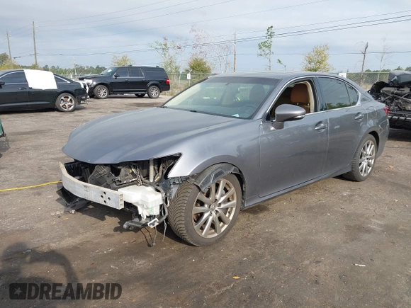 2013 Lexus GS with VIN JTHBE1BL8D5017689, listed as a IAAI auction lot 41867793 with 134,176 mi miles. Bid and sale history available at carsss.com. Image 2.