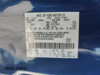 2010 Ford Ranger XL z VIN 1FTKR1ED6APA38499, wystawiony jako Copart lot #56760615 z przebiegiem 116 074 mil mil oraz Szkoda całkowita • Salvage title. Historia ofert i sprzedaży dostępna na DreamBid. Obrazek 12.