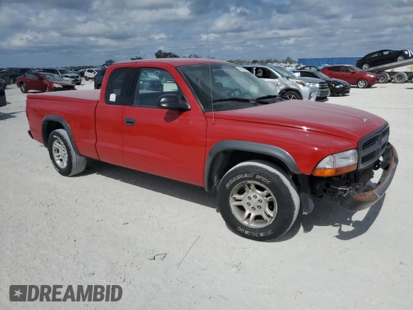 2002 Dodge Dakota with VIN 1B7GL12X92S660762, listed as a Copart auction lot 45608315 with 178,201 mi miles and Non Repairable. Bid and sale history available at carsss.com. Image 4.