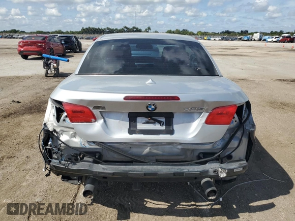 2011 BMW 3 Series 335i with VIN WBADX7C56BE579771, listed as a Copart auction lot 45565175 with 69,162 mi miles and Salvage Title. Bid and sale history available at carsss.com. Image 6.