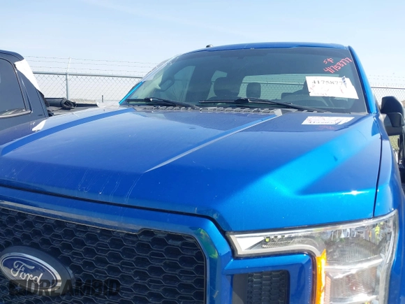 2018 Ford F-150 XL with VIN 1FTEW1EP0JKC63398, listed as a IAAI auction lot 41758777 with 74,961 mi miles. Bid and sale history available at carsss.com. Image 19.