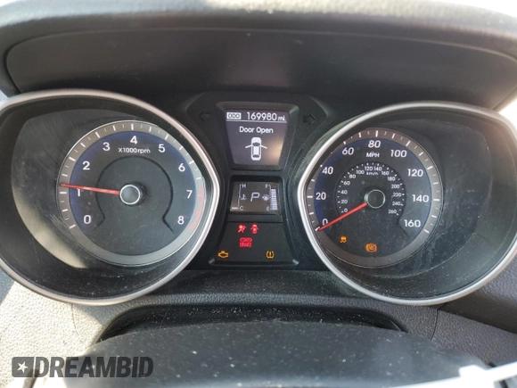 2013 Hyundai Elantra GT with VIN KMHD35LE7DU132034, listed as a Copart auction lot 47272195 with 169,980 mi miles and Salvage Title. Bid and sale history available at carsss.com. Image 9.