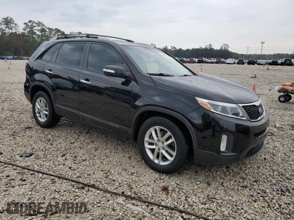 2015 Kia Sorento LX with VIN 5XYKT3A61FG609329, listed as a Copart auction lot 86425024 with 165,153 mi miles and Salvage Title. Bid and sale history available at carsss.com. Image 4.