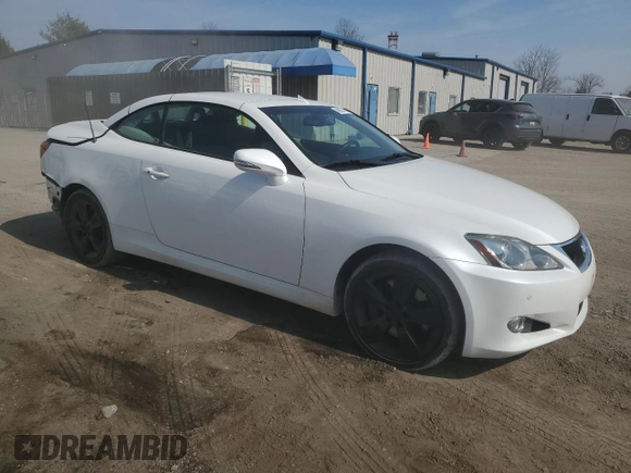 2010 Lexus IS with VIN JTHFE2C21A2503304, listed as a Copart auction lot 49051415 with 57,894 mi miles and Salvage Title. Bid and sale history available at carsss.com. Image 4.