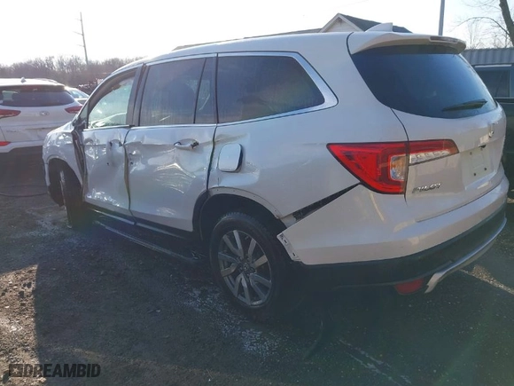 2021 Honda Pilot EX-L with VIN 5FNYF6H54MB020232, listed as a IAAI auction lot 41416780 with 99,667 mi miles. Bid and sale history available at carsss.com. Image 3.
