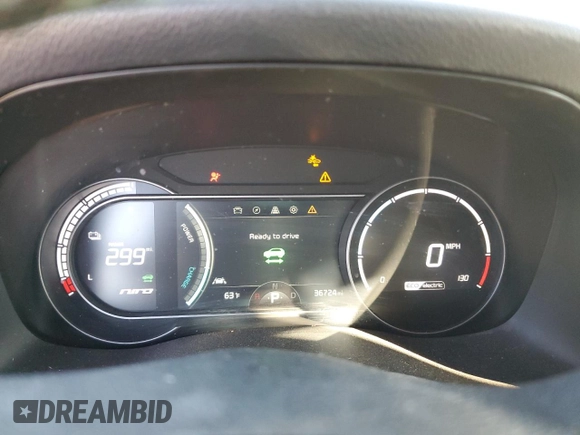 2019 Kia Niro EV EX Premium with VIN KNDCE3LG3K5028700, listed as a Copart auction lot 78411674 with 36,724 mi miles and Salvage Title. Bid and sale history available at carsss.com. Image 9.
