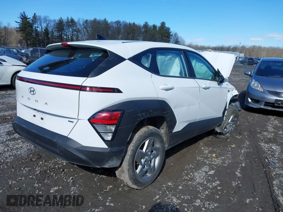 2024 Hyundai Kona SE with VIN KM8HACAB4RU075819, listed as a IAAI auction lot 40903694 with Not Provided miles and . Bid and sale history available at DreamBid. Image 4.