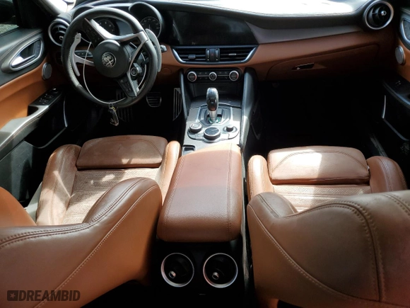 2018 Alfa Romeo Giulia Ti with VIN ZARFAECN3J7593413, listed as a Copart auction lot 46818205 with 110,959 mi miles and Salvage Title. Bid and sale history available at carsss.com. Image 8.