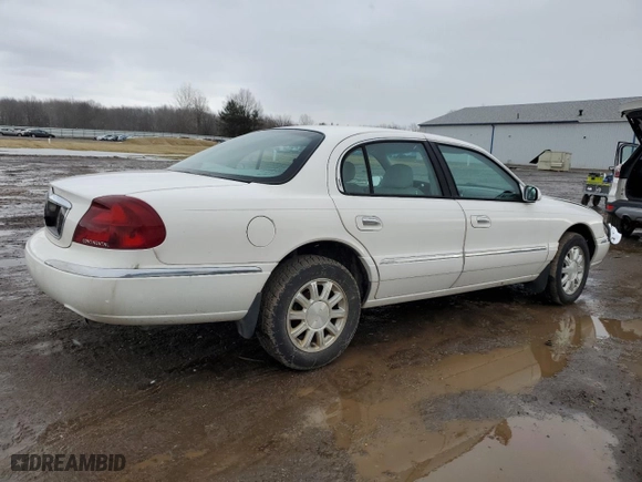 1999 Lincoln Continental with VIN 1LNHM97VXXY608466, listed as a Copart auction lot 45400935 with 155,333 mi miles and Salvage Title. Bid and sale history available at carsss.com. Image 3.