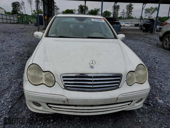 2006 Mercedes-Benz C 280 Luxury z VIN WDBRF54H66A852311, wystawiony jako Copart lot #53780605 z przebiegiem 153 275 mil mil oraz Szkoda całkowita • Salvage title. Historia ofert i sprzedaży dostępna na DreamBid. Obrazek 5.