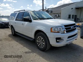 2015 Ford Expedition Max XLT with VIN 1FMJK1JT0FEF05539, listed as a Copart auction lot 52715595 with 142,852 mi miles and Salvage title. Bid and sale history available at DreamBid. Image 4.