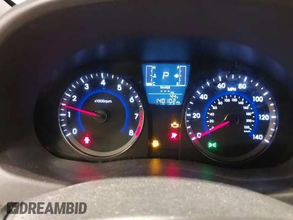 2015 Hyundai Accent GLS with VIN KMHCT4AE8FU804131, listed as a IAAI auction lot 40239486 with 140,102 mi miles and . Bid and sale history available at DreamBid. Image 7.
