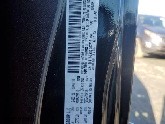 2013 Jeep Wrangler Unlimited Sahara with VIN 1C4HJWEG1DL517739, listed as a Copart auction lot 45569605 with 54,405 mi miles and Salvage Title. Bid and sale history available at carsss.com. Image 14.