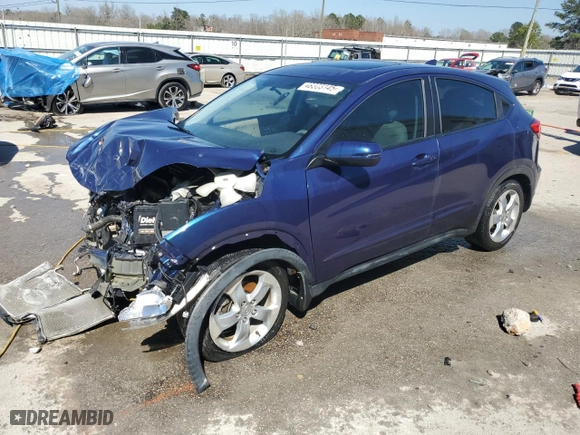 2016 Honda HR-V EX with VIN 3CZRU5H55GM716936, listed as a Copart auction lot 48303145 with 0 mi miles and Salvage Title. Bid and sale history available at carsss.com. Image 1.