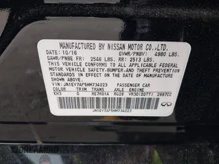 2017 Infiniti Q50 Premium with VIN JN1EV7AP5HM734023, listed as a IAAI auction lot 42118545 with 149,536 mi miles and . Bid and sale history available at DreamBid. Image 9.