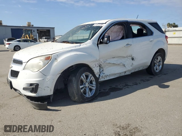 2015 Chevrolet Equinox LS with VIN 1GNALAEK9FZ112822, listed as a Copart auction lot 51872285 with 117,512 mi miles and Salvage Title. Bid and sale history available at DreamBid. Image 1.